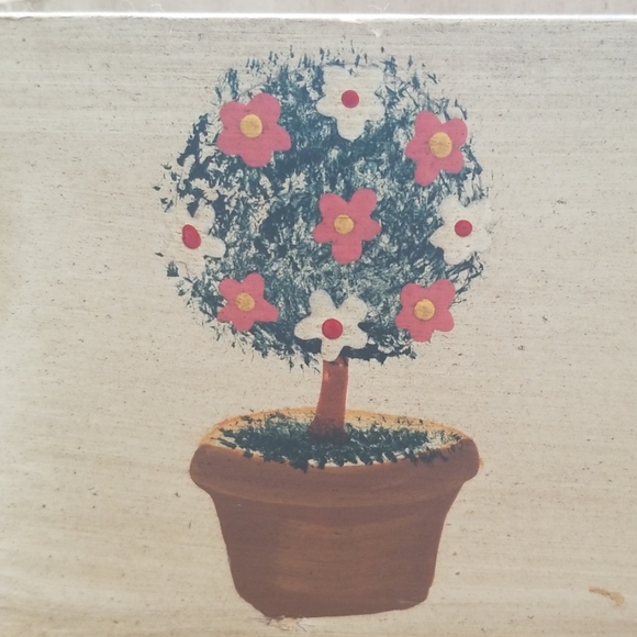 Vintage letter box hand painted Boho chic - Picture 2 of 6